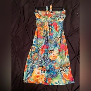 Mini tropical dress